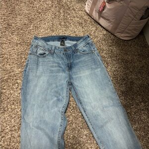 Sincerely Jules Blue Straight Leg Jeans Classic Denim